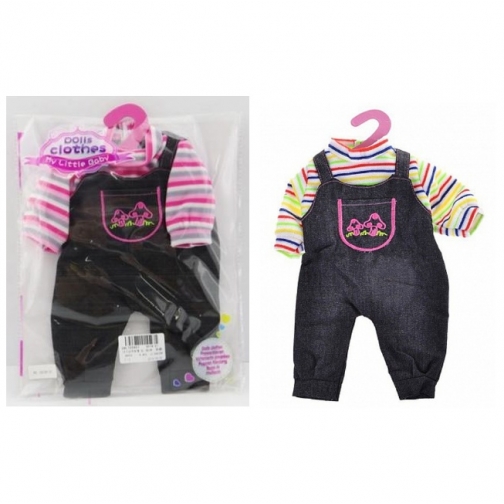 Одежда для кукол My Little Baby - Джинсовый костюмчик Junfa Toys 37712419