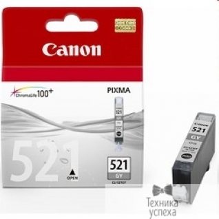 Canon Canon CLI-521GY 2937B004 Картридж для Pixma iP3600/4600/620/630980, Серый, 1395стр.