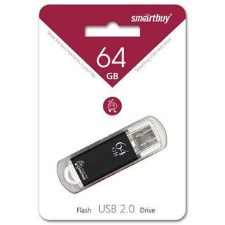 Флеш-память Smartbuy 64GB V-Cut Black