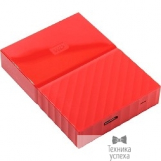 Western digital WD Portable HDD 2Tb My Passport WDBUAX0020BRD-EEUE USB3.0, 2.5", red