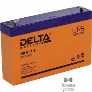 Delta Delta HR 6-7.2 (7.2 А\ч, 6В) свинцово- кислотный аккумулятор