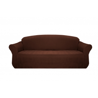 Чехол на двухместный диван Бирмингем цвет шоколад