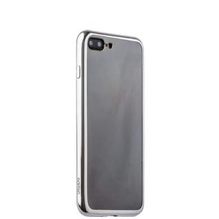 Чехол-накладка силикон Deppa Gel Plus Case D-85259 для iPhone 8 Plus/ 7 Plus (5.5) 0.9мм Серебристый глянцевый борт