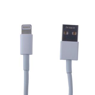 USB дата-кабель Remax Chaino Series Cable (RC-120i) LIGHTNING 2.1A круглый (1.0 м) Белый