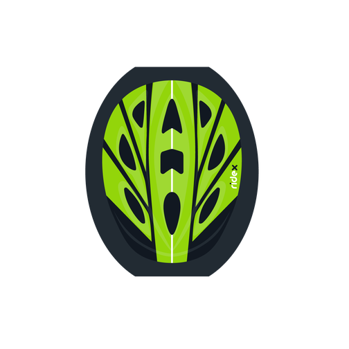 Шлем защитный Ridex Rapid, зеленый (s-m) 42222450