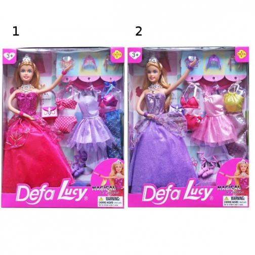 Кукла Lucy с дополнительными нарядами и аксессуарами, 29 см Defa Lucy 37708938
