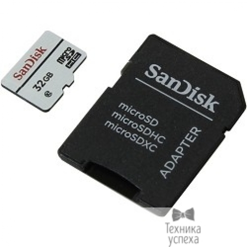 SanDisk Micro SecureDigital 32Gb SanDisk SDSDQQ-032G-G46A MicroSDHC Class 10 UHS-I, SD adapter 5799826