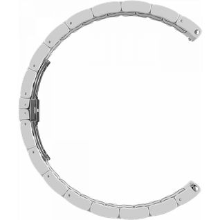 Ремешок керамический GSMIN Clew 20 для Withings Steel HR (Бело - серебристый)