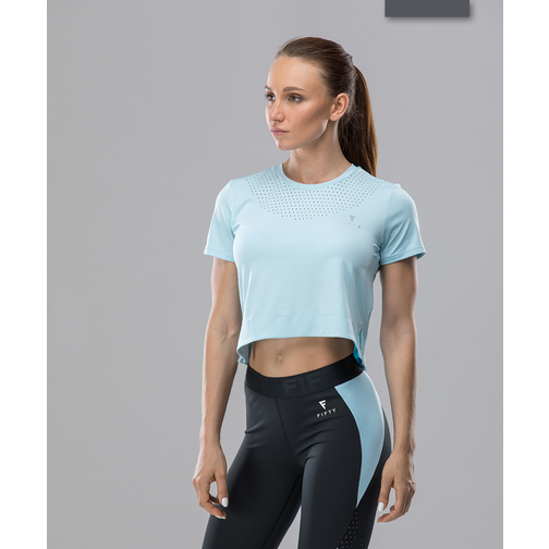 Женская спортивная футболка Fifty Intense Pro Fa-wt-0102, голубой размер XS 42365260