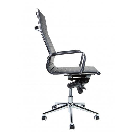 Кресло офисное Техно/ хром/черная экокожа мультиблок NORDEN Chairs 42859338 2