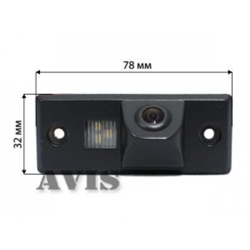 CCD штатная камера заднего вида AVIS AVS321CPR для PORSCHE CAYENNE I (2002-2010) (#105) 832559 4