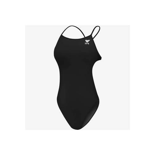 Купальник для плавания Tyr Durafast Elite Solid Cutoutfit, совместный, Tfdus7a/001, черный размер 36 42363946