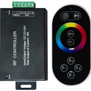 Контроллер для светодиодной ленты с П/У черный, 18А12-24V, LD55, артикул 21557 Feron