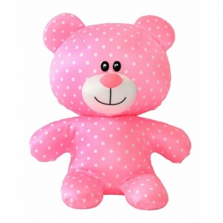 Мягкая игрушка-антистресс "Мишутка", розовый, 36 см СмолТойс