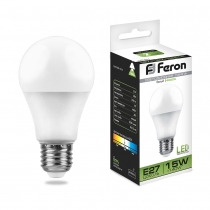 Светодиодная лампа Feron LB-94 (15W) 230V E27 4000K A60