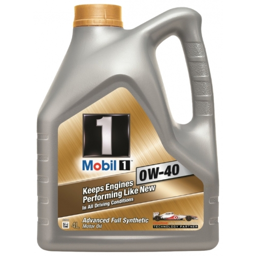Моторное масло MOBIL 1 0W-40, 4 литра 5927249