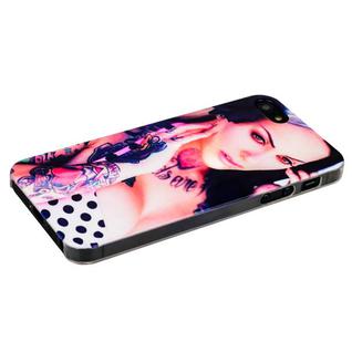 Чехол-накладка UV-print для iPhone SE/ 5S/ 5 пластик (18+) тип 50