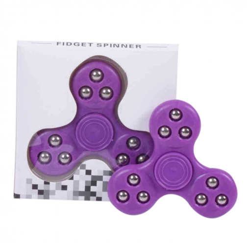 Пластиковый спиннер для рук Roller Ball, фиолетовый Fidget Spinner 37709772 2