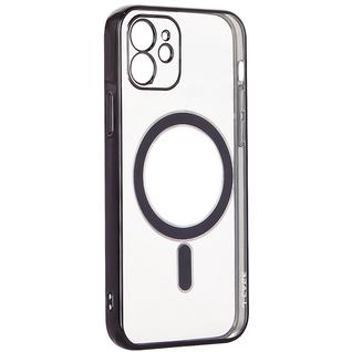 Чехол-накладка силиконовая J-case Magsafe Series для iPhone 12 (6.1") Черный