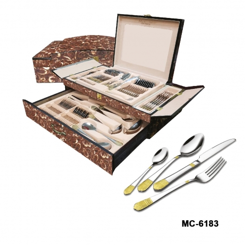 Столовый набор 72 предмета Mercury, Версаче, светло-коричневый мрамор 37774580