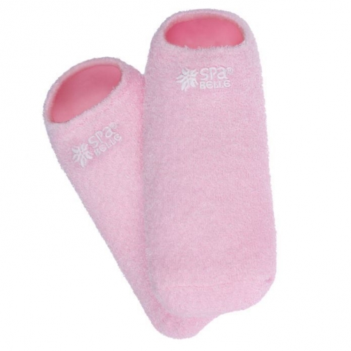Увлажняющие гелевые носки с лавандой, розовые SPA Belle 37723463 1