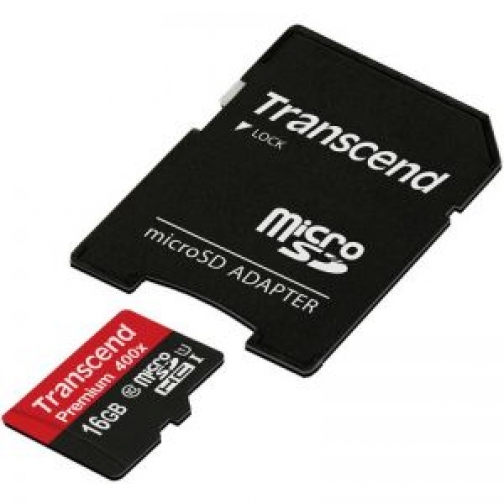 Карта памяти MicroSDHC 16GB Transcend Class10 Premium 400x Transcend 5763384 3