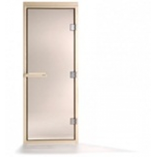 Дверь для сауны Tylo DGB 8x20 (прозрачная, сосна, арт. 91031535) без порога