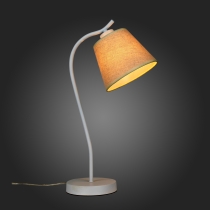 Настольная лампа St Luce Белый/Бежевый E27 1*40W
