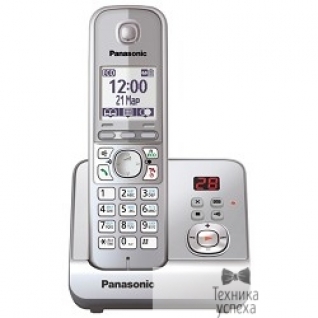 Panasonic Panasonic KX-TG6721RUS (серебристый) ЖКД,DECT, А / Отв, Caller ID,спикерфон на трубке,телефонный справочник 100 зап.