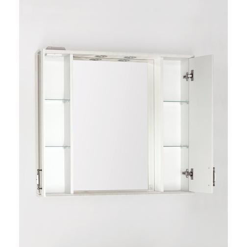 Зеркальный шкаф Style Line Олеандр-2 90/С, рельеф пастель 42403507 1