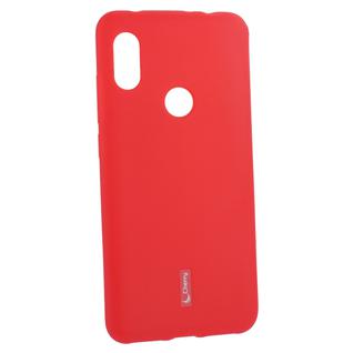Чехол-накладка силиконовый Cherry матовый 0.4mm & пленка для Xiaomi Redmi Note 6 Pro (6.26") Красный