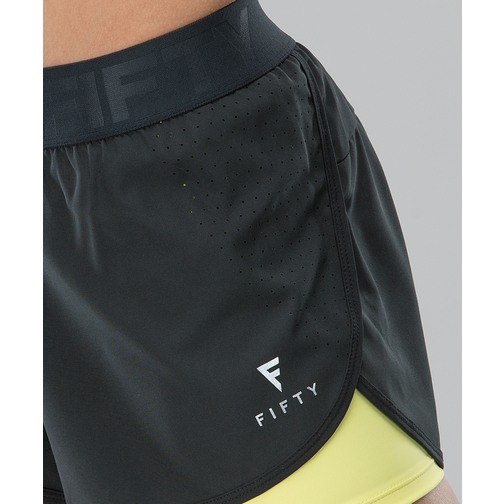 Женские спортивные шорты Fifty Intense Pro Fa-ws-0103, черный/желтый размер S 42403001 1