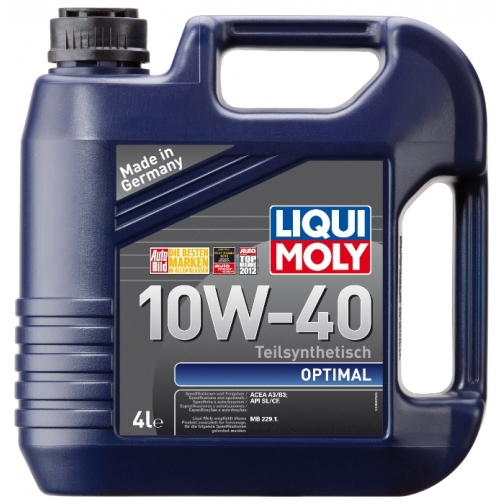 Моторное масло LIQUI MOLY Optimal 10W-40 4 литра 5926761