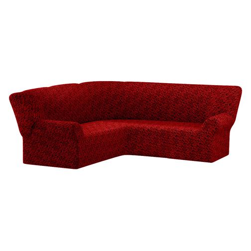 Чехол для углового дивана ПМ: Ми Текстиль Чехол на угловой диван жаккард без юбки 42790525 1