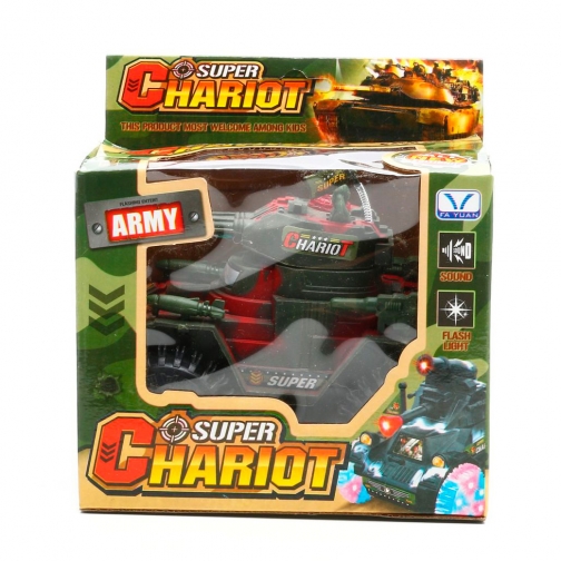 Пластиковый танк Super Chariot (свет, звук) Shenzhen Toys 37720520 1