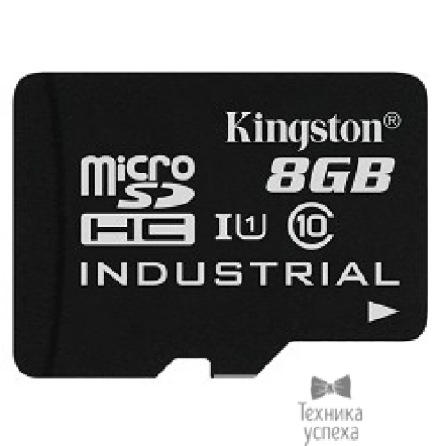 Kingston Micro SecureDigital 8Gb Kingston SDCIT/8GB MicroSDHC Class 10, U1 Industrial, SD adapter 9249857