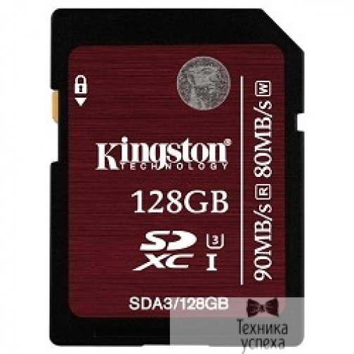 Kingston SecureDigital 128Gb Kingston SDA3/128GB SDXC UHS-I U3 6872291
