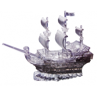 Кристальный 3D-пазл "Пиратский корабль", 101 элемент Crystal Puzzle