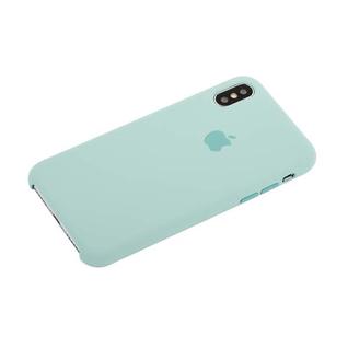Чехол-накладка силиконовый Silicone Case для iPhone XS/ X (5.8") Turquoise Бирюзовый №8