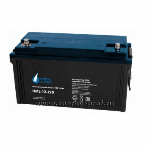 Аккумуляторные батареи Парус Электро Аккумуляторная батарея HML-12-120 6852212