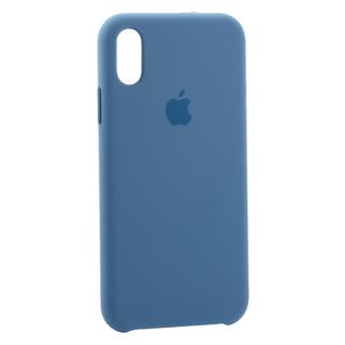 Чехол-накладка силиконовый Silicone Case для iPhone XR (6.1") Синие сумерки
