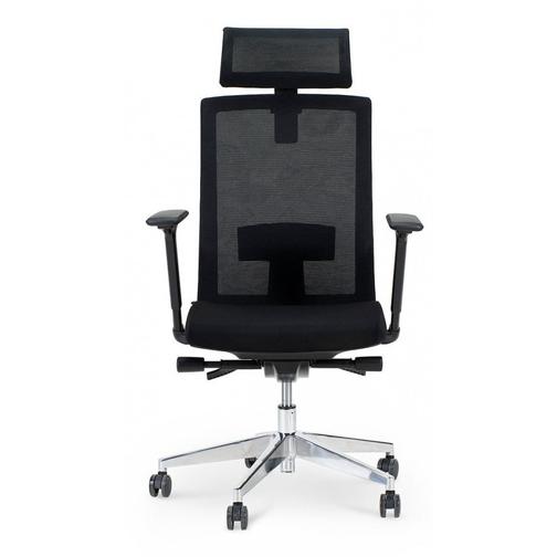 Кресло офисное Партнер aluminium/черный пластик/черная сетка/черная ткань (мультиблок) NORDEN Chairs 42859306 1