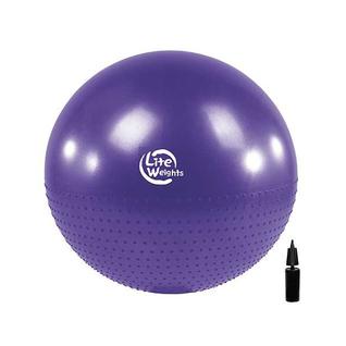 Мяч гимнастический Lite Weights + массажный Bb010-30 (75см, с насосом, фиолетовый)