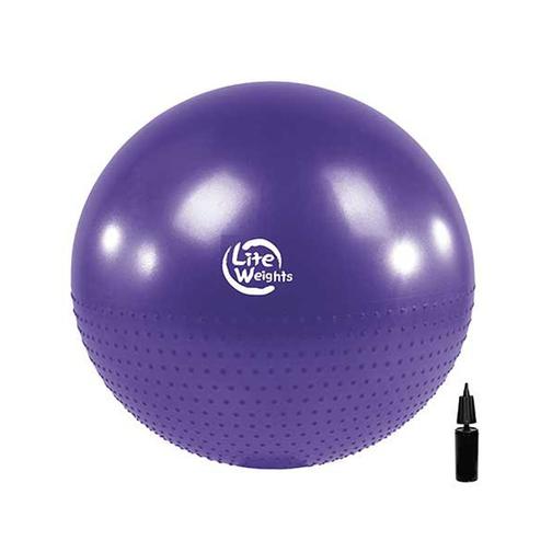 Мяч гимнастический Lite Weights + массажный Bb010-30 (75см, с насосом, фиолетовый) 42226445