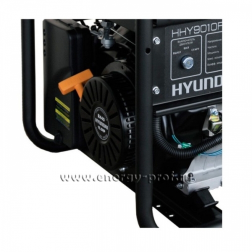 Электрогенератор Hyundai Бензиновый генератор HHY 9010 FE 1243009 3