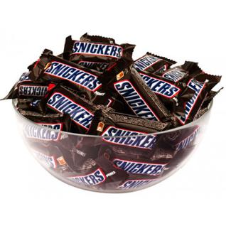 Шоколадный батончик Snickers миниc, 1кг