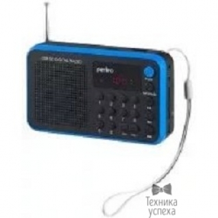 Perfeo Perfeo мини-аудио Sound Voyager УКВ + FM, MP3 USB/TF цифровые кнопки, USB/600mAh, синий (SV521-BL)