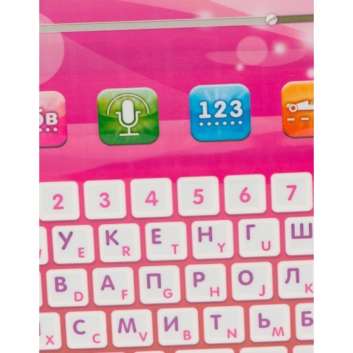 Русско-английский обучающий планшет (32 функции), розовый Joy Toy 37712128 2