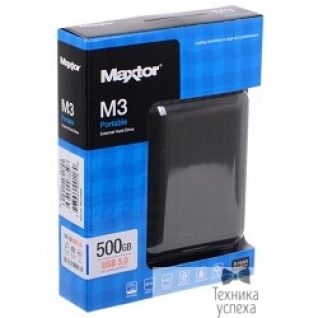 Seagate Seagate/Maxtor Portable HDD 500Gb 2.5" STSHX-M500TCB(M)/GM(R), USB 3.0, black