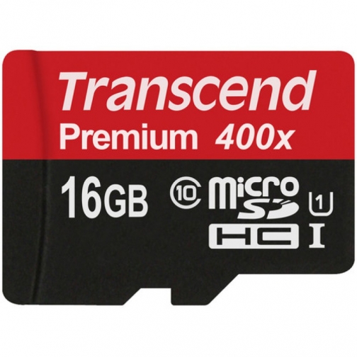 Карта памяти MicroSDHC 16GB Transcend Class10 Premium 400x Transcend 5763384